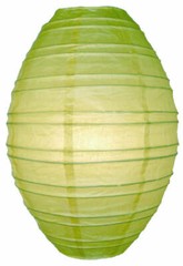 Light Lime Kawaii Paper Lantern