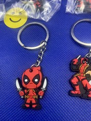 🔥12x Deadpool & Wolverine Party Keychains Kid Birthday Party Goods Superhero