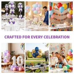 4 Pack Clear Acrylic Tabletop Balloon Stand Kit, 15.75 Inch Reusable Balloon …