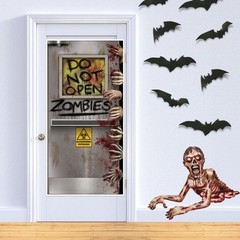 Beistle Zombies Lab Door Cover