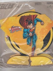 JUSTICE LEAGUE Batman Superman DC Comic Table Centerpiece Birthday Costume Party