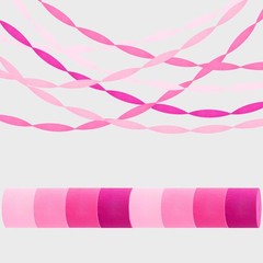 8 Rolls Pink Crepe Paper Streamers For Bachelorette Baby Shower 656 FT