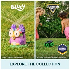 Bluey Chattermax Sprinkler with 360-Degree Spray, Pool Furniture & Outdoor To…