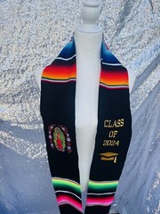 Embroidered Stole Class Of 2024 Graduation Sash Virgen De Guadalupe
