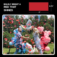 Ultimate Confetti Red Biodegradable Confetti – Rectangular Fluttering Tissue