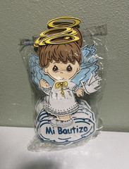 Angel Hanging Decoration Paper Religious Theme for Baptism & Christening
