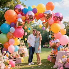 32Pcs Big Balloons 18 Inch Assorted Colors, Round Large Latex Party Balloons …