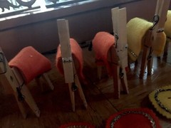 Cinco De Mayo 13 Donkey Horse Party Placecard Holder Cute Clothespin Decor Color