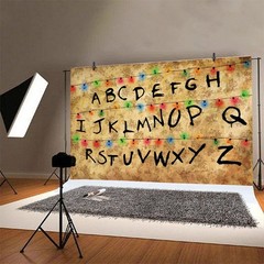 Stranger Things Backdrop Birthday Party Decorations Background Banner Decor