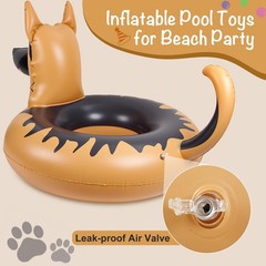 Silph PLC Funny Pool Float, Fun Pool Floats for Adults, Dog Party Tube Inflat…