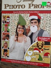 Holiday Photo Booth Props For Holiday Cards Parties Santa Hat Elf Reindeer