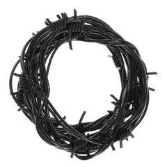 Fake Rusted Barbed Wire Halloween Decorations Plastic Barb Wire Decorations
