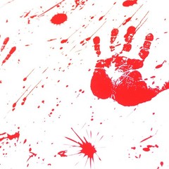 Thriller Party Blood Spot Tablecloth, 260*130cm