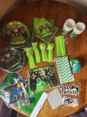 Video Game Party Supplies – Gaming Themed Birthday Party Supplies Serves 16