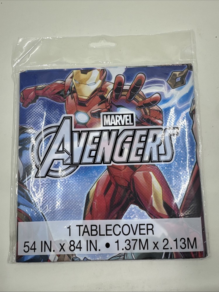 MARVEL AVENGERS -TABLECOVER – 54″ x 84″ Birthday Party