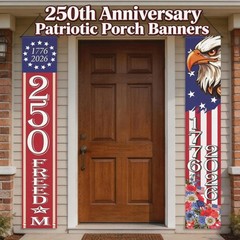 Durable 250 Freedom Banner – Vibrant American Flag Design for Independence Day