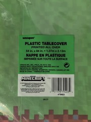 MINECRAFT Gamer Happy Birthday Party Plastic TABLE COVER 54” x 84”