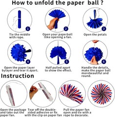 26Pcs Patriotic Decorations Set: LOVE Banner, Fans & Pom Poms – Perfect for 4…