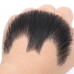 Fake Mustache and Fake Beard Natural Realistic 100% Human Hair Hand Tied Goat…