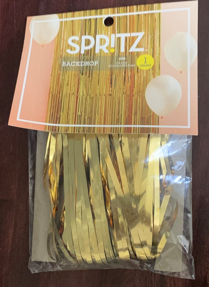 Party Backdrop Gold – Spritz 3ft x 8ft