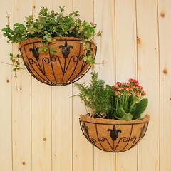 Creative Iron Hanging Flower to Transform Your Balcony Indoor Space