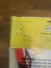 Disney Mickey Mouse Photo Booth Kit Backdrop Ears 7 piece Party Supply