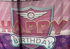Paw Patrol “Happy Birthday” Cloth Banner 71” Wide x 43” Tall