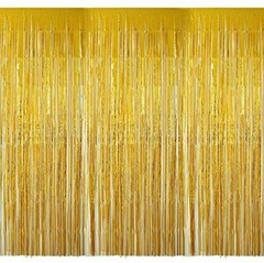 Foil Fringe Backdrop Curtain 5.90′ (ft.) x 7.87′ (ft.) for All Ocassions