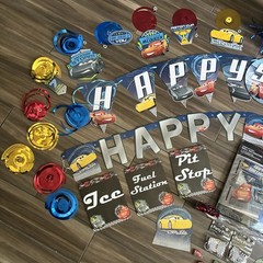 Disney Cars 3 Birthday Party Decorations Lightning McQueen Jackson Storm Cruz