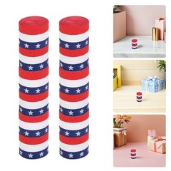 15 Rolls Independence Day Crepe Paper Craft Streamers, Red White Blue Party