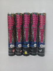 5 pk Confetti Cannons Multicolor Confetti Poppers New Years Party Wedding