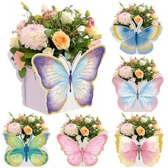 6 Pcs Butterfly Centerpieces for Baby Shower Birthday Tea Party Favors Decor …