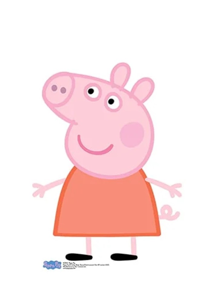 Peppa Pig Kids Birthday Party Life Sized Cutout Decoration