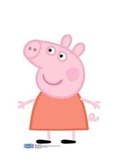 Peppa Pig Kids Birthday Party Life Sized Cutout Decoration