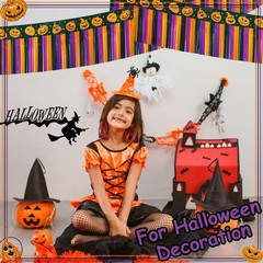 4 Pack 39Ft Halloween Parade Floats Foil Fringe