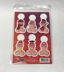 Pecker Wine Charms Bachelorette Party Assorted Job Themes 6pk Pride Party Gift