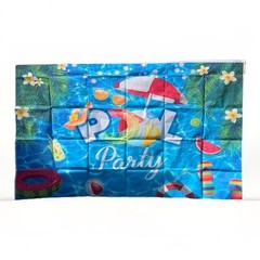 Funnytree Pool Party Themed Vinyl Backdrop Vibrant Colorful Banner 70.8″ x 43.3″