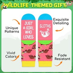 Funny Sloth Gifts Idea for Kids – Sloth Socks for Girls 4-6 Years Old Cute An…