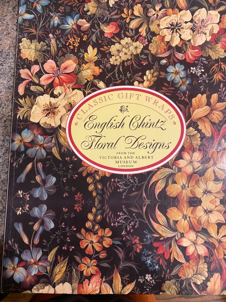 English Chintz Floral Designs Classic Gift Wraps Victoria & Albert Museum London