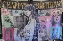 Taylor Swift Birthday Party Decorations Supplies Background Banner Cupcake