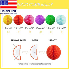 Rainbow Birthday Party Decorations, Happy Birthday Banner with Colourful Balloon