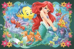 The Little Mermaid Happy Birthday Banner Home Party Photo Backdrop Decor New