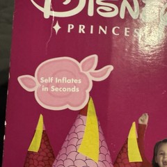 Disney Princess Inflatable Happy Birthday Castle 4ft Tall Princess Party Decor
