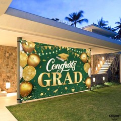 XtraLarge Congrats Grad Banner – 72×44 Inch, Congratulations Banner | Grad Backd