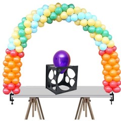 11 Holes Balloon Sizer Cube Box Measurement Tool for Balloon Decoration, 2-10″