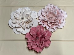 Paper Wall Flowers From Michaels Back Drop Wedding Baby Shower Pink White Decor