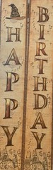 Harry Potter Birthday Party Decorations Happy Birthday Banners Hanging, 2 pieces