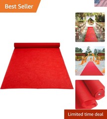 Red Carpet Runner for Party – Ceremony Entrance Decor with Red Party Carpet -…