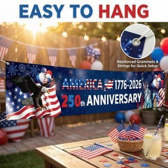 4Th of July Decorations – 1776-2026 250 Years American Anniversary Merchandise B