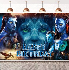 Avatar Party Supplies Birthday Decoration Backdrop Banner Theme Background 5x3ft